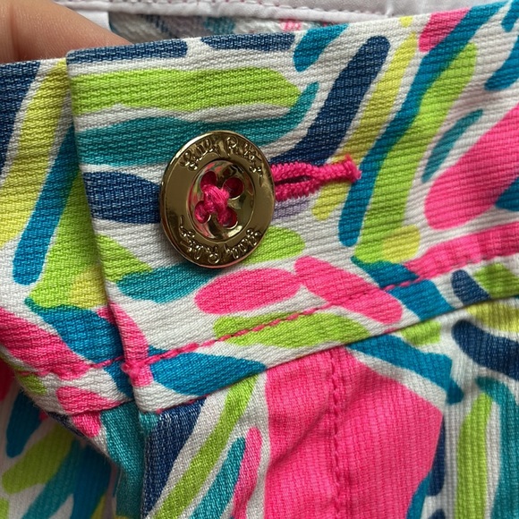 Pink and blue Lilly Callahan Shorts - Picture 4 of 4